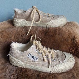 Rebels Country Women's Tan Jute Up Lace Sneaker